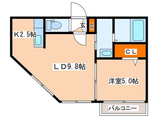 Alta Marea桑園の物件間取画像